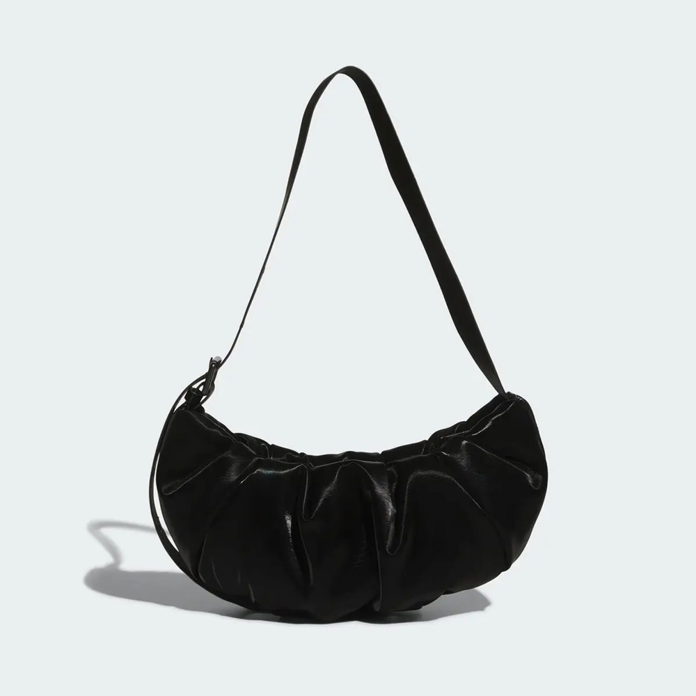NWOT Adidas Women's Black Cloud PU Shoulder Bag - Picture 5 of 8